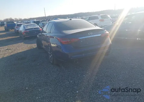2018 Infiniti Q50 3.0T Sport z USA, uszkodzony, nr VIN JN1EV7AR4JM438675